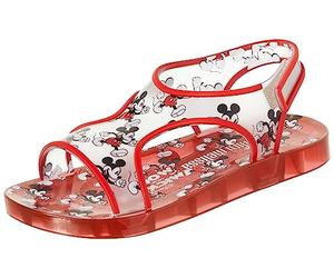 MELISSA Mini ACQU Mickey Mouse BB, Sandali piatti, Rosso, 27 EU, rosso, 27 EU