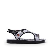 melissa Mini ACQUA + Topolino INF, sandali piatti, nero, 34 EU, Nero, 34 EU