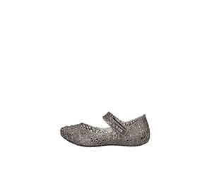 melissa Mini Campana Carta BB, Sandali Piatti Ragazze, Nero, 19/19.5 EU