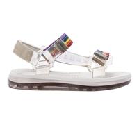 melissa Mini carta + rider I BB, sandali piatti unisex bambini, beige, 21 EU, beige, 21 EU