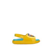melissa Mini Cloud Slide + Fabula BB, sandali piatti per ragazze, giallo, 27 EU