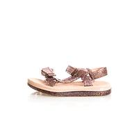 melissa Mini Papete + Rider I BB, Sandali piatti unisex per bambini, Rosa, 30 EU