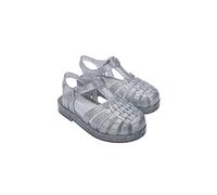 melissa Mini Possession Finale di Anno BB, Sandali Bassi, Argento, 27 EU
