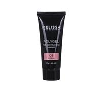 Melissa Polygel Corallo 05 - 30ml | Gel Acrilico per Ricostruzione Unghie, Alta Resistenza e Facile Modellazione