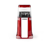 Melissa Retro Popcorn Maker 16310187 - Macchina per popcorn ad aria calda, 1200 W, 40-60 g per porzione, pronta in 2-4 minuti, senza olio e burro, facile da pulire, design compatto - Rosso/Bianco