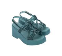 melissa Sand + Salinas Ad, Piattaforma Donna, Verde, 37 EU