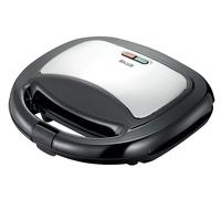 Melissa Sandwich Maker Nero Acciaio Inox Grill Antiaderente Panini Cialde