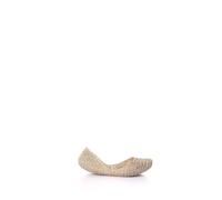 Melissa Women's Campana Papel 20 Closed Toe Ballet Flats, Gold Soft Gold Glitter 50712, 37