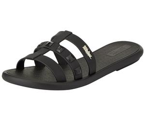 melissa Women's Sun Atlantis Ad Flat Sandal, Nero, 40 EU