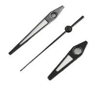 Melitare 1 lancetta per orologio, 12,5 x 12 x 8 cm, verde, luminoso, nero, grigio, per orologi NH35/NH36/4R/7S, Colore unico, Black Grey