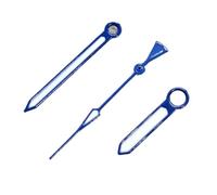 Melitare 1 pz Lancette for orologio 12,5 * 12 * 8 Verde Luminoso Rosso Bianco Blu for NH35 NH36A 7S26 7S36 4R35 4R3 Movimento Orologi Accessori(Blue)