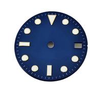 Melitare 1pc 28.5mm quadrante dell'orologio con Finestra della Data Luminoso Adatto NH35 NH36 ETA2824 2836 PT5000 Miyota 8215 8205 DG2813 Movimento Automatico(Blue-Gold b6,Miyota82- DG -ETA)
