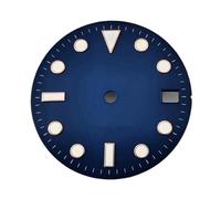 Melitare 1pc 28.5mm quadrante dell'orologio con Finestra della Data Luminoso Adatto NH35 NH36 ETA2824 2836 PT5000 Miyota 8215 8205 DG2813 Movimento Automatico(Blue-Rose b5,Miyota82- DG -ETA)