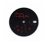 Melitare 1pc 28.5mm quadrante dell'orologio Who Cares Lt è già in Ritardo for SEIK Nh35 Nh36 Movimento Meccanico SKX007 MODS Accessori for Il Viso(7)