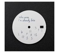 Melitare 1pc 28.5mm quadrante dell'orologio Who Cares Lt è già in Ritardo for SEIK Nh35 Nh36 Movimento Meccanico SKX007 MODS Accessori for Il Viso(5)