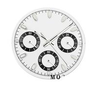 Melitare 1pc 29.5mm for quadrante dell'orologio VK63 con lancette sterili Facce Luminose in Bianco/Nero for Gli Accessori di Movimento(Dial 1)