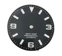 Melitare 1pc 29mm NH35 NH36 quadrante dell'orologio con lancette sterili Luminose Nero Bianco Blu Orologi volti Movimento Automatico Parte(Dial 10)