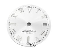 Melitare 1pc 29mm quadrante dell'orologio con lancette sterili Verde Luminoso con Finestra della Data for NH35 NH36 Adatto alle 3.0 in Punto .8 Movimento Automatico(Dial 16)