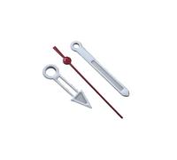 Melitare 1pc NH35 Lancette Orologio Bianco Hollow Pointer Rosso Secondi Lancette Adatto per NH35/NH36/4R/7S Movimento, Colore unico, 1