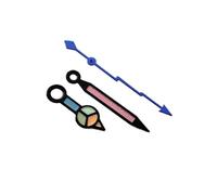 Melitare 1pc NH35 Mani Multi Colore Fulmine Lancetta dei Secondi Colorato Verde Luminoso Adatto for NH36 4R 7S Movimento(Cherry Red)