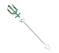 Melitare 1pc Trident Accessori for orologi Orologio Lancette dei secondi 12.5mm Oro/Argento/Grigio Orologio Sostituisci le parti for il movimento NH35/NH36/4R/7S(Silver Green)