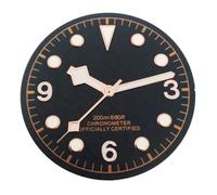 Melitare Parte Accessoria del Movimento degli Orologi NH35 NH36 da 1 Pezzo 30,5 mm quadrante Verde Luminoso(Dial with Hands 3)