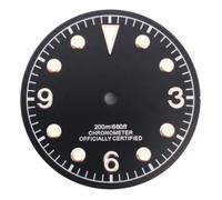 Melitare Parte Accessoria del Movimento degli Orologi NH35 NH36 da 1 Pezzo 30,5 mm quadrante Verde Luminoso(Dial 7)