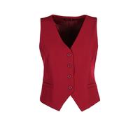 Melitea Gilet donna elegante con bottoni - bordeaux