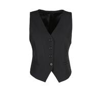 Melitea Gilet donna elegante con bottoni - nero