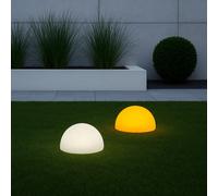 MeLiTec Solare 2er-Set - Colorato Bodenbeleuchtung per Giardino, Balcone & Ter