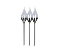 MeLiTec 3er Set Fiaccola Solare SO38 Effetto Barlume Acciaio Inox