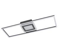 MeLiTec LED Cornice Lampada Da Soffitto D140 Grigio Scuro