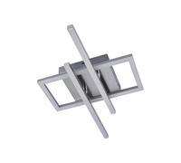 MeLiTec LED Plafoniera D133, Orientabile Braccia, Nichel Opaco