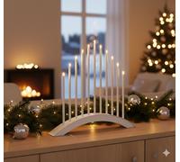 MeLiTec LED Usb-C Stimmungsbogen Natale,SL59,Bianco,Bianco Caldo (3000K),Dimm