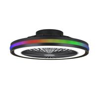 MeLiTec Plafoniera Con Ventilatore Rgb-Licht Ventilatore da Soffitto