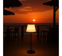MeLiTec Solar-Lounge-Light SO50-1 con Telecomando, Led-Solar-Lampe Terrazza