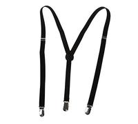 Melitt Adult Bretelle In Metallo Regolabili Bretelle Elastiche Bretelle Nere