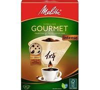 Melitta, 80 Filtri per Caffè, Taglia 1x4, Per Macchina da Caffè con Filtro, Gourmet Intenso, Marrone