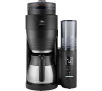 Melitta AromaFresh Therm Pro X - Macchina da caffè con filtro con macinino integrato, serbatoio dell'acqua rimovibile, caraffa termica in acciaio inox e funzione timer, per fino a 8 tazze di caffè