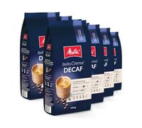 Melitta BellaCrema Decaffeinato Ganze Kaffee-Bohnen entkoffeiniert 8 x 1kg, ungemahlen, Kaffeebohnen für Kaffee-Vollautomat, koffeinfrei, milde Röstung, geröstet in Deutschland, Stärke 3