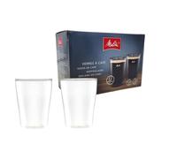 Melitta Bicchieri Vetro Doppio 2er-Set Tazza Caffè IN Borosilicato