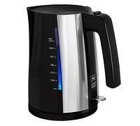 MELITTA - Look Aqua Bollitore Elettrico 1,7 L Nero, Acciaio Inossidabile 2400 W