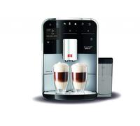 Macchina per caffè espresso automatica Melitta da 1,8 l, 15 bar, doppio beccuccio, display TFT, argento