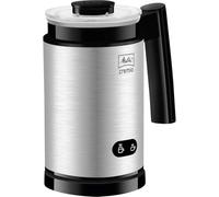 Melitta CREMIO 1014-03 Montalatte Elettrico per Cappuccino, Macchiato, Schiuma Latte Calda o Fredda, Acciaio Inox, Nero