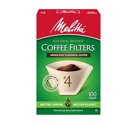 Melitta - Filtri conici per caffè, 100 Count (Pack of 6), Marrone