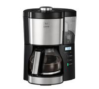 Melitta Macchina da caffè con filtro, modello Look V Timer, numero modello 1025-08, acciaio inossidabile, nero