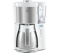 Melitta Look V - Macchina da caffè con filtro e timer Con caraffa termica bianco