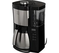 Melitta Macchina da caffè con filtro Look V Timer 1025-18 con caraffa termica e funzione timer, 1080, serbatoio acqua rimovibile e programma anticalcare, 1,25 litri, nera