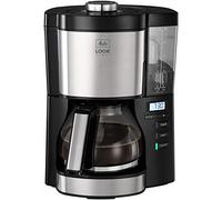 Melitta Macchina da caffè con filtro, modello Look V Timer, numero modello 1025-08, acciaio inossidabile, nero