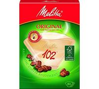 Melitta Originale - 80 sacchetti filtro per caffè, tipo 102, 3 zone aromatiche, colore: marrone naturale